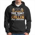 Wer Kein Bier Trinkt Grill Kapuzenpullover