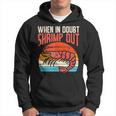When In Doubt Shrimp Out Retro Bjj Brazilian Jiu Jitsu Sudadera