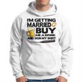 Addio Al Celibato I'm Getting Married Buy Me Drink & Camicia Segno Felpa con cappuccio