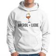 Aperol Spritz Gleich Liebe Fun Gray Kapuzenpullover