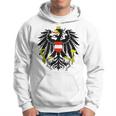 Austria Federal Eagle Red Red Eagle Retro Kapuzenpullover