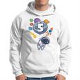 Bambino 5 Compleanno Astronauta 5 Anni Compleanno Ragazzo Felpa con cappuccio