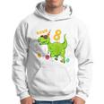 Bambino Ho 8 Anni Ragazzi 8°Compleanno Dinosauro Di 8 Compleanno Felpa con cappuccio