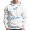 Bambino Keep Calm Sorellina Annuncio Gravidanza Fratello Maggiore Felpa con cappuccio