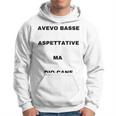 Basse Aspettative Felpa con cappuccio