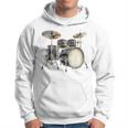 Batterie Instrument De Musique Motif Illustration Batterie Sweat à capuche