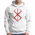 Berserk Rune Guerriero Mitologia Nordica Maledizione Berserker Maglia A Manica Felpa con cappuccio