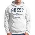 Brest France Drapeau Ancre Marine Sportintage Sweat à capuche