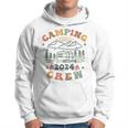 Camping Crew 2024 Familienpassender Sommertrip Camp Retro Kapuzenpullover