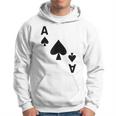 Carta Da Gioco Carta Di Picche Mangiato Carte Poker Carneval Felpa con cappuccio