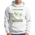 Children's Ein Glück Werde Ich Großer Bruder Dinosaur Kapuzenpullover