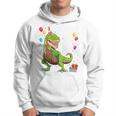 Children's Geburtstags 4 Jahre Junge Dinosaurier Dino Ich Bin 4 Kapuzenpullover