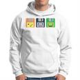 Diskette Floppy Retro Nerd Gamer Pixel Kapuzenpullover