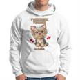 Divertente Yorkshire Terrier Cani Maglia Con Maniche Raglan Felpa con cappuccio
