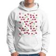 Donna Ciliegie Cherry Fruit Pattern Acquerello Opera D'arte Con Collo A Felpa con cappuccio