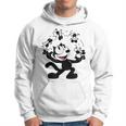Felix Cat Giocoleria Topiintage Cartone Animato Retrò Grafica Divertente Felpa con cappuccio