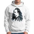 Friedrich Nietzsche Portraitsector Drawing Gray Kapuzenpullover