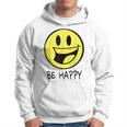 Be Happy 70S Gialla Con Faccina Sorridente Per Bambini Felpa con cappuccio