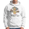 Happy Turkey Day Cute Turkey Thanksgiving Hoodie