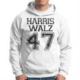 Harris Walz 2024 For President Kamala Harris Tim Waltz Gray Kapuzenpullover