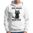 Ich Muss Gar Nix Böse Katze Inabhäng Kapuzenpullover