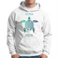 Keep The Sea Plastic Free Con Tartaruga Protezione Ambientale Felpa con cappuccio