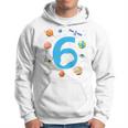 Kinder Astronaut 6 Geburtstag Weltraum Jungen 6 Jahre Raumschiff Kapuzenpullover