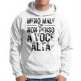 Meno Male Che Non Penso Aoce Alta Komiker Scritta Divertente Felpa con cappuccio