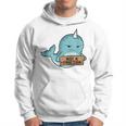 Narvalo Non Un Unicorno Narwhal Divertente Felpa con cappuccio