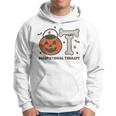 Occupational Therapy Pumpkin Bone Halloween Pediatric Ot Hoodie