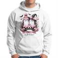 In October We Wear Pink Ghost Witch Breast Cancer Awareness Hoodie