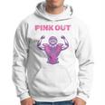 Pink Out Football Team Tackle Breast Cancer Awareness Month Hoodie
