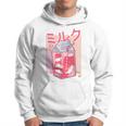 Retro 90S Soft Grunge Japanese Kawaii Strawberry Milk Kapuzenpullover