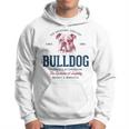 Retro Styleintage English Bulldog Kapuzenpullover