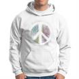 RetroPeace Peacesymbol Custodia Per Cellulare Con Simbolo Della Pace Maglia A Manica Felpa con cappuccio