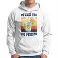 Retrointage Reggo Più Gin Tonic Che Persone Felpa con cappuccio