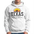 Stati Uniti Stile Retròintage Texas Felpa con cappuccio