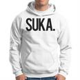 Suka Con Scritta In Lingua Tedesca Felpa con cappuccio