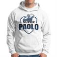 Super Paolo Humor Regalo Nome Personalizzato Uomo Bambino Felpa con cappuccio