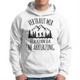 Trust Me Ich Kenn Da 'Ne Abkürzung Hiking Mountain Gray Kapuzenpullover