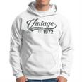 Vintage 1972 Divertente 52 Anni 52 Compleanno Donna Uomo Felpa con cappuccio