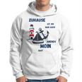 Zuhause Ist Wo Man Auch Abends Moin Sagt Meer Strand Moin Kapuzenpullover