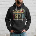 46 Anni Compleanno 1978Intage Retro Uomo Donna Regalo Felpa con cappuccio Regalos para él