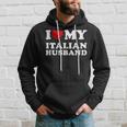 Amo Mio Marito Italiano Amo Il Mio Marito Italiano Felpa con cappuccio Regalos para él