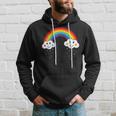 Arcobaleno Con Nuvole Arcobaleno Carino Carnevale Carnevale Felpa con cappuccio Regalos para él