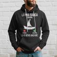 Barca La Mia Barca Chiama E Io Devo Andare Capitano Felpa con cappuccio Regalos para él