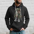 Camo Hip Hop Teddy Bear Camouflage Hoodie Gifts for Him
