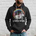 Carino Death Metal Unicorn Punker Punk Music Unicorno Felpa con cappuccio Regalos para él