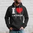 Corazón Rojo I Love Latinas Sudadera Regalos para él