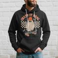 Creep It Real Skateboarding Ghost Retro Halloween Costume Hoodie Gifts for Him